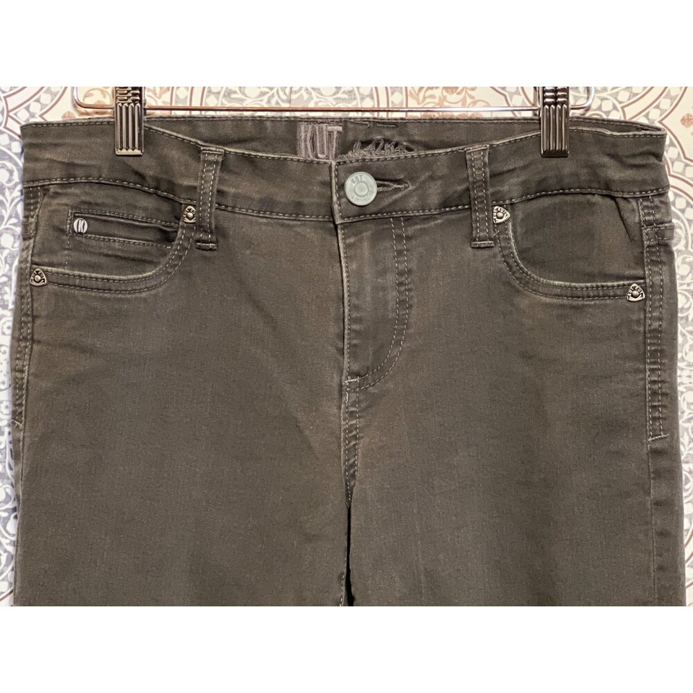 Kut From The Kloth Women’s Charcoal Gray Skinny Jeans – Size 6 - Picture 3 of 12